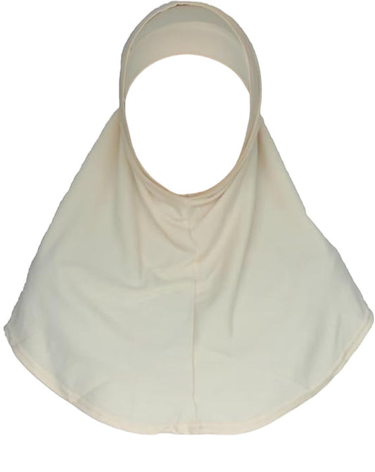 Cream Amira Jersey 2PC Hijab Set