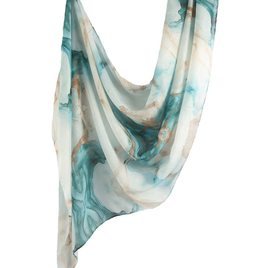 Coral Beach Breathable Print Modal