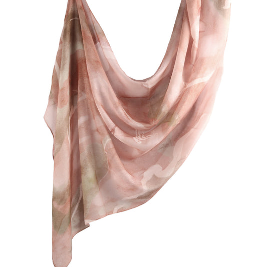 Apricot Breathable Print Modal
