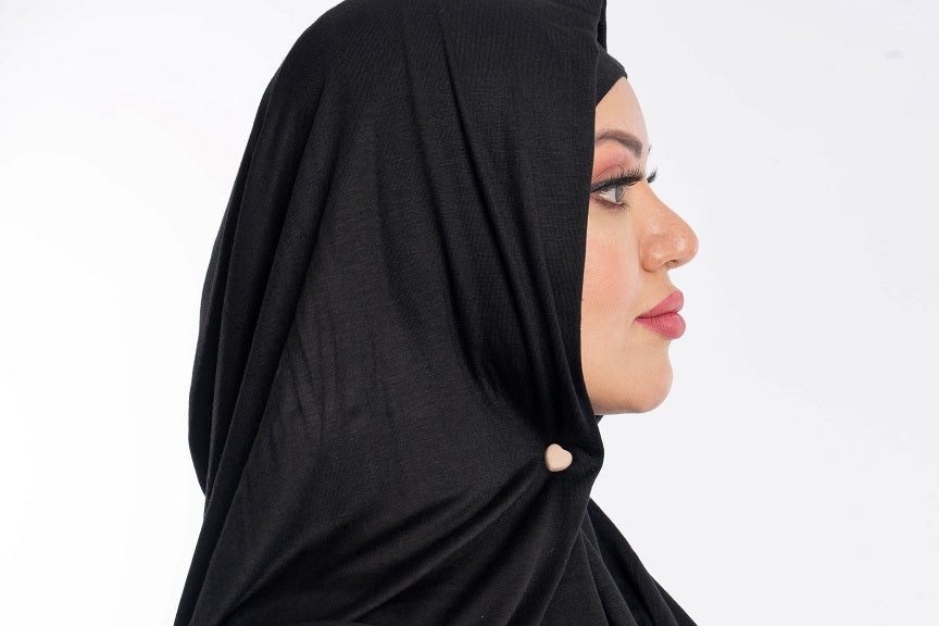Hijab Magnets: Matte Black And Nude – Orhni Studio